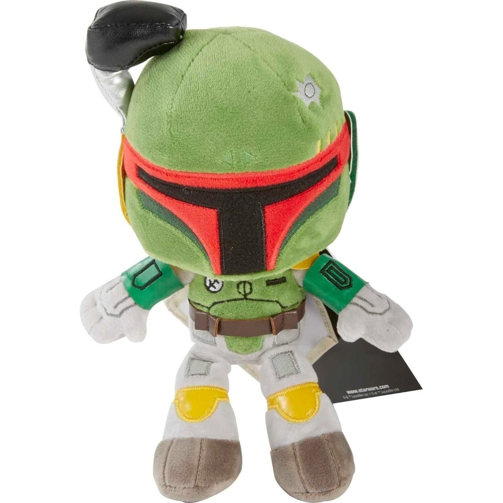 Star‎ Wars Boba Fett 8in Plush Disney Authentic Mattel Stuffed Animal Toy Figure